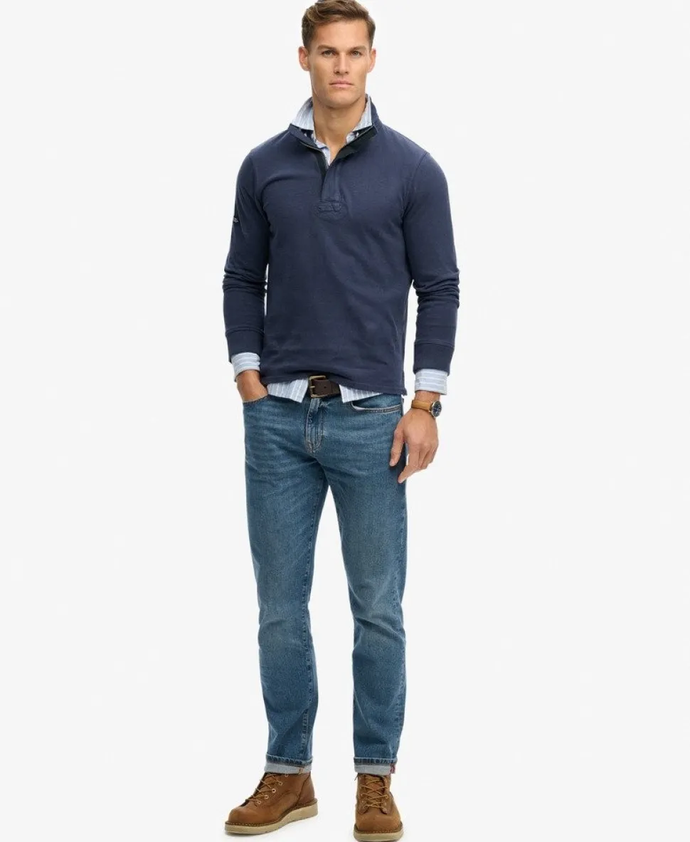 Cotton Classics Jersey Half Zip Sweatshirt