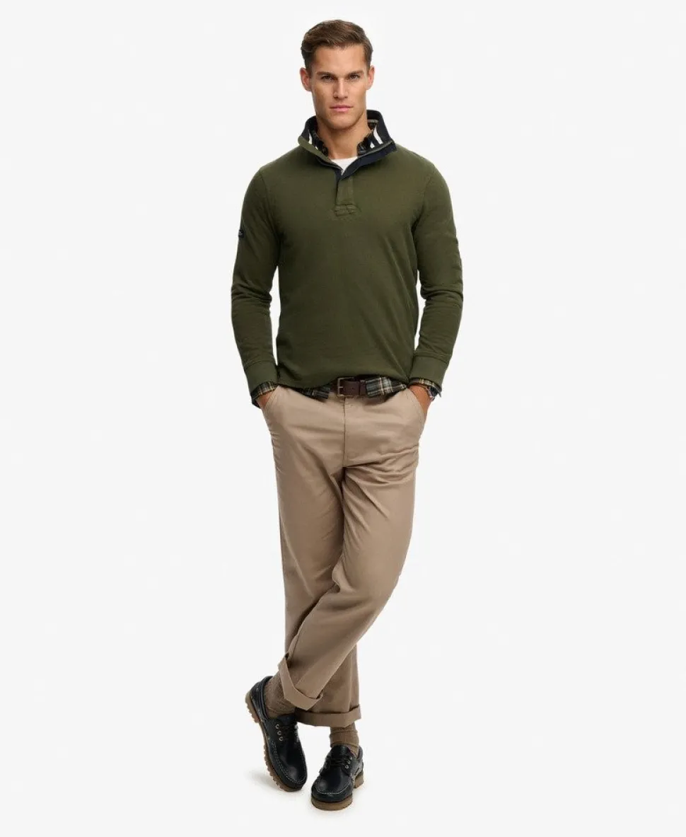 Cotton Classics Jersey Half Zip Sweatshirt