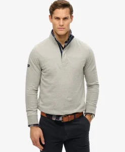 Cotton Classics Jersey Half Zip Sweatshirt