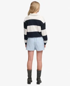 Cotton Elastic Check Shorts