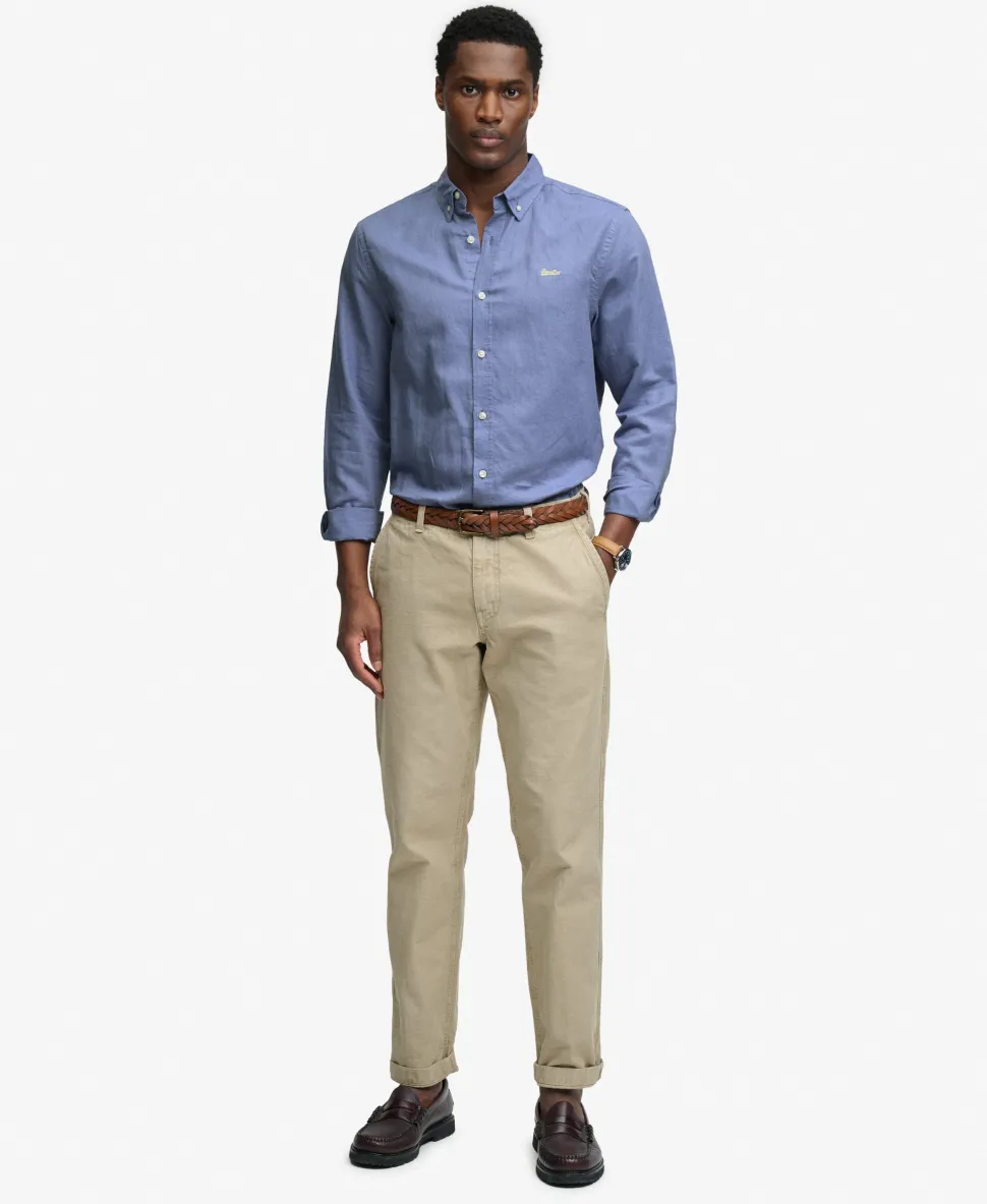 Cotton Linen Long Sleeve Shirt