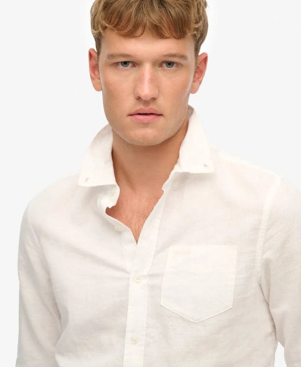 Cotton Linen Long Sleeve Shirt