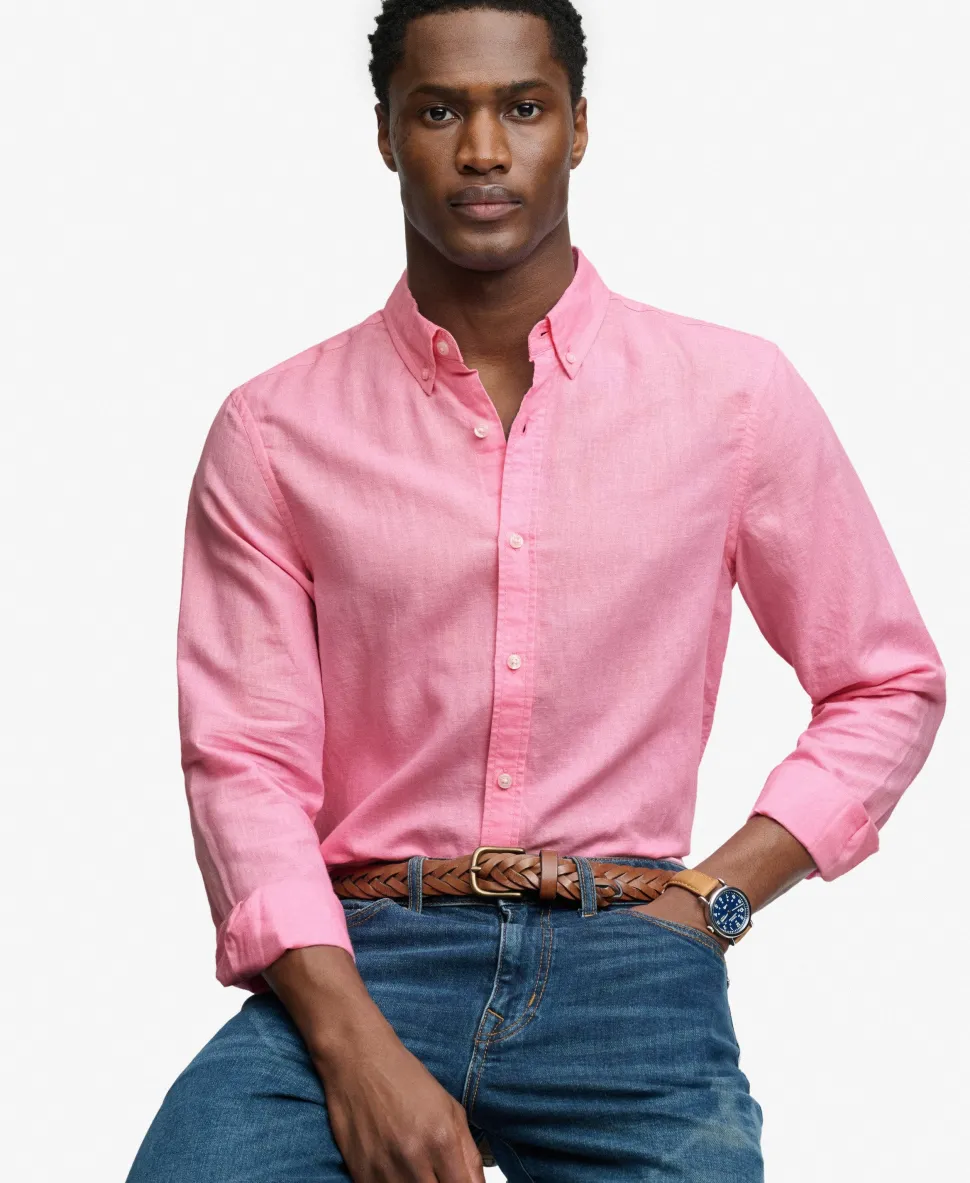 Cotton Linen Long Sleeve Shirt