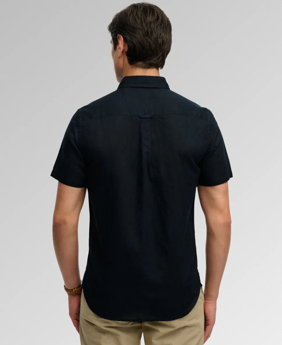 Cotton Linen Short Sleeve Shirt