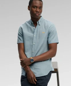 Cotton Linen Short Sleeve Shirt