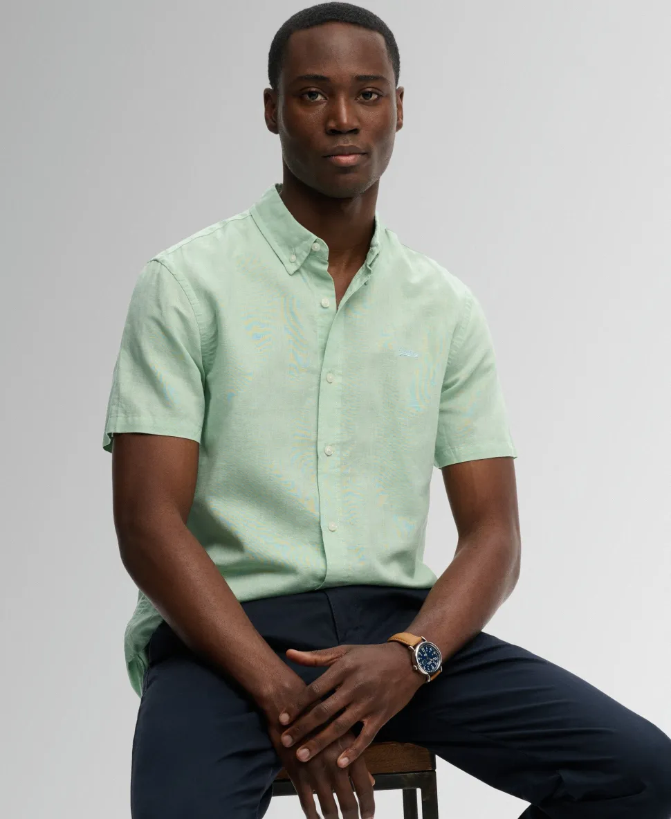 Cotton Linen Short Sleeve Shirt
