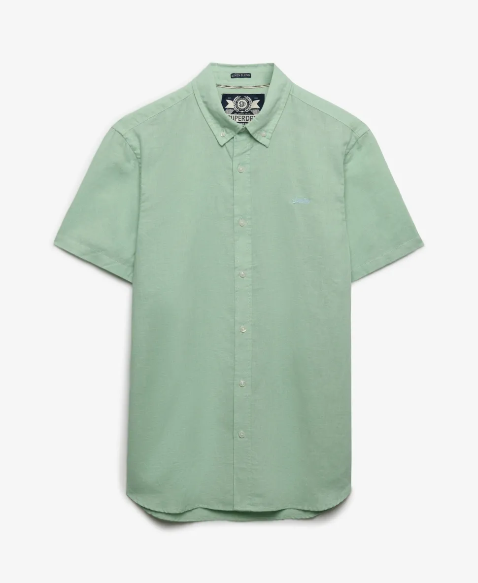 Cotton Linen Short Sleeve Shirt