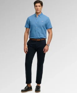 Cotton Linen Short Sleeve Shirt