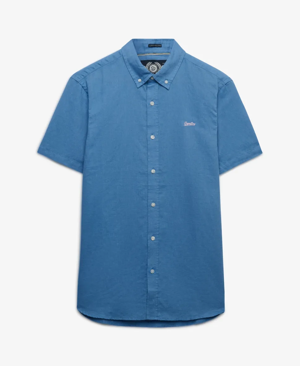 Cotton Linen Short Sleeve Shirt