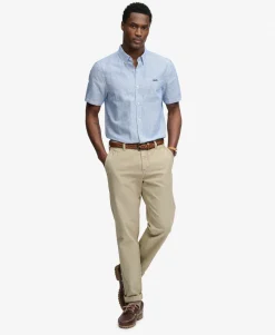 Cotton Linen Short Sleeve Shirt