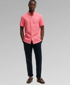 Cotton Linen Short Sleeve Shirt