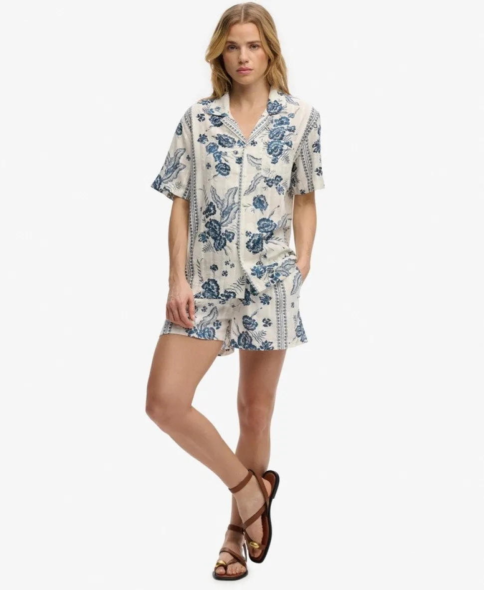 Cotton Printed Beach Shorts