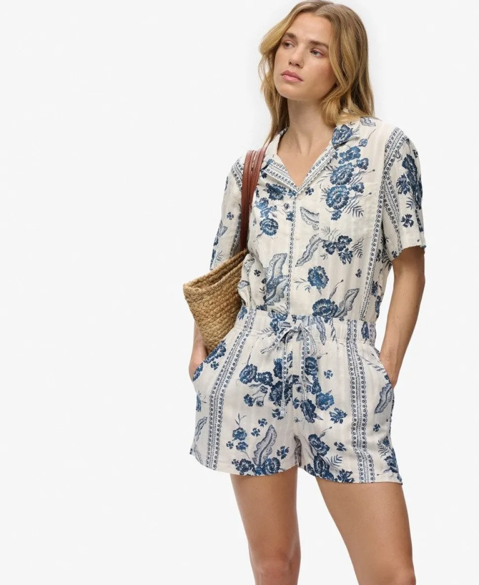 Cotton Printed Beach Shorts
