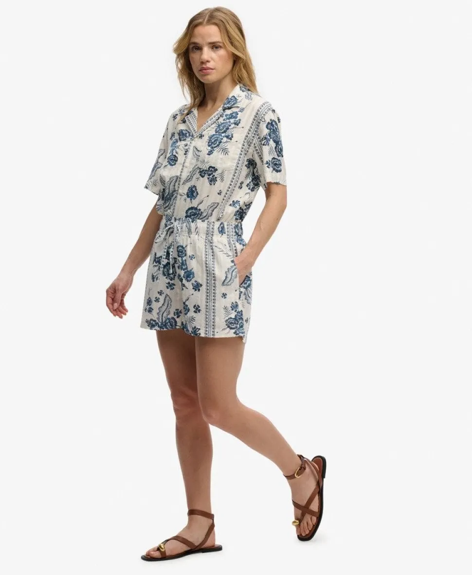 Cotton Printed Beach Shorts