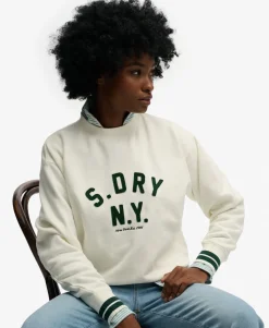 Country Club Applique Crew Sweatshirt