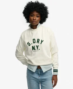 Country Club Applique Crew Sweatshirt