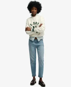 Country Club Applique Crew Sweatshirt