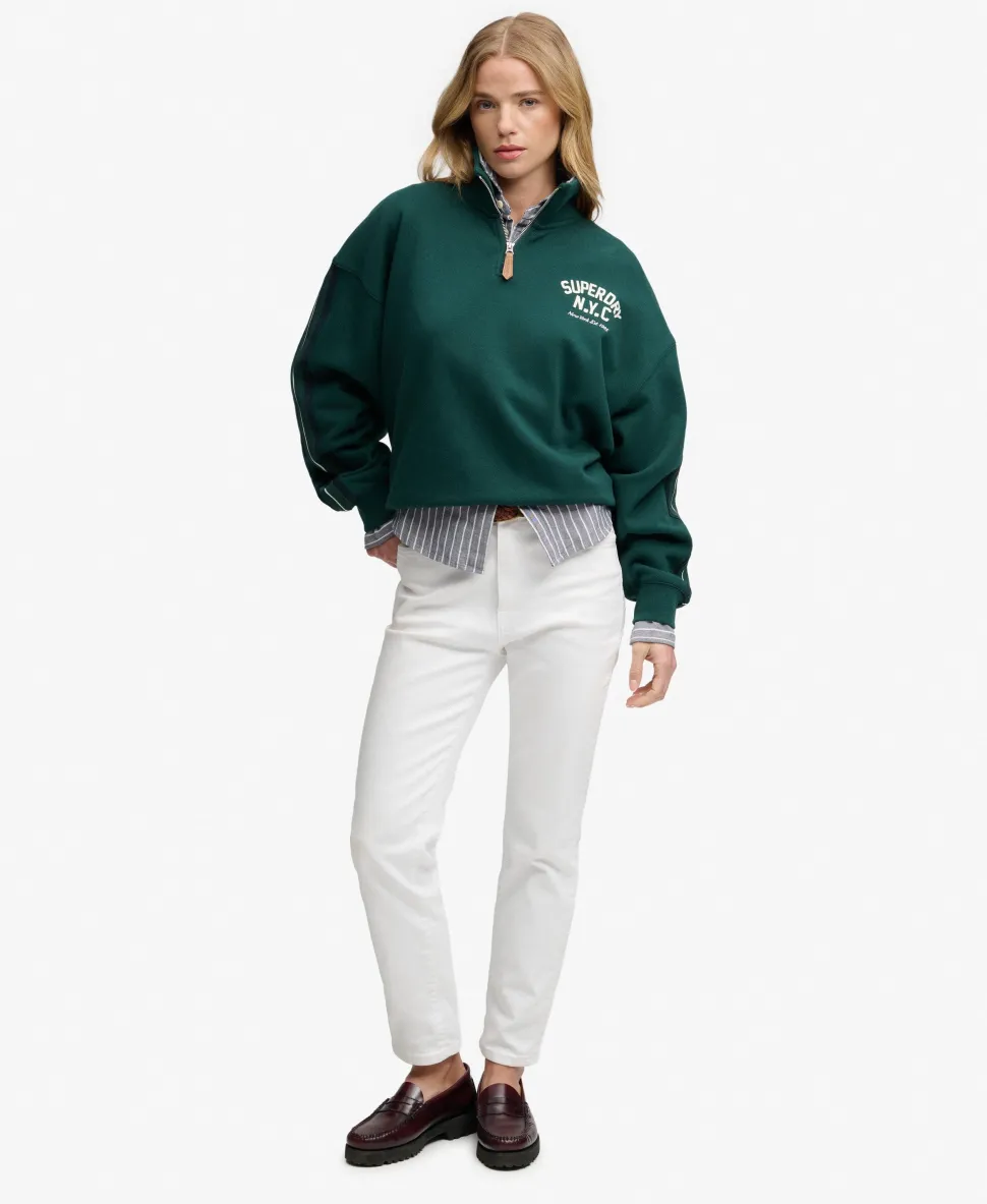 Country Club Appliqué Half Zip