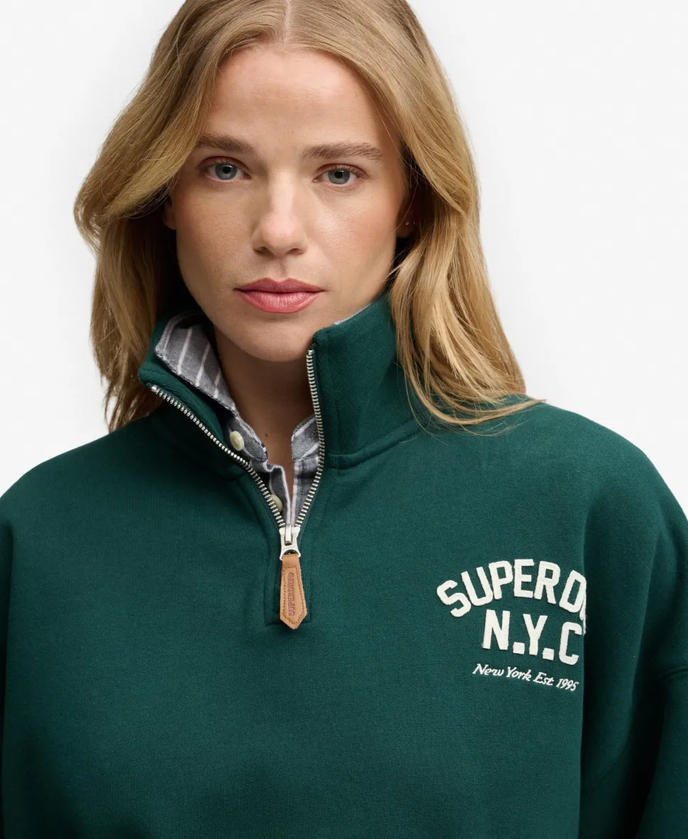 Country Club Appliqué Half Zip