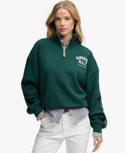 Country Club Appliqué Half Zip