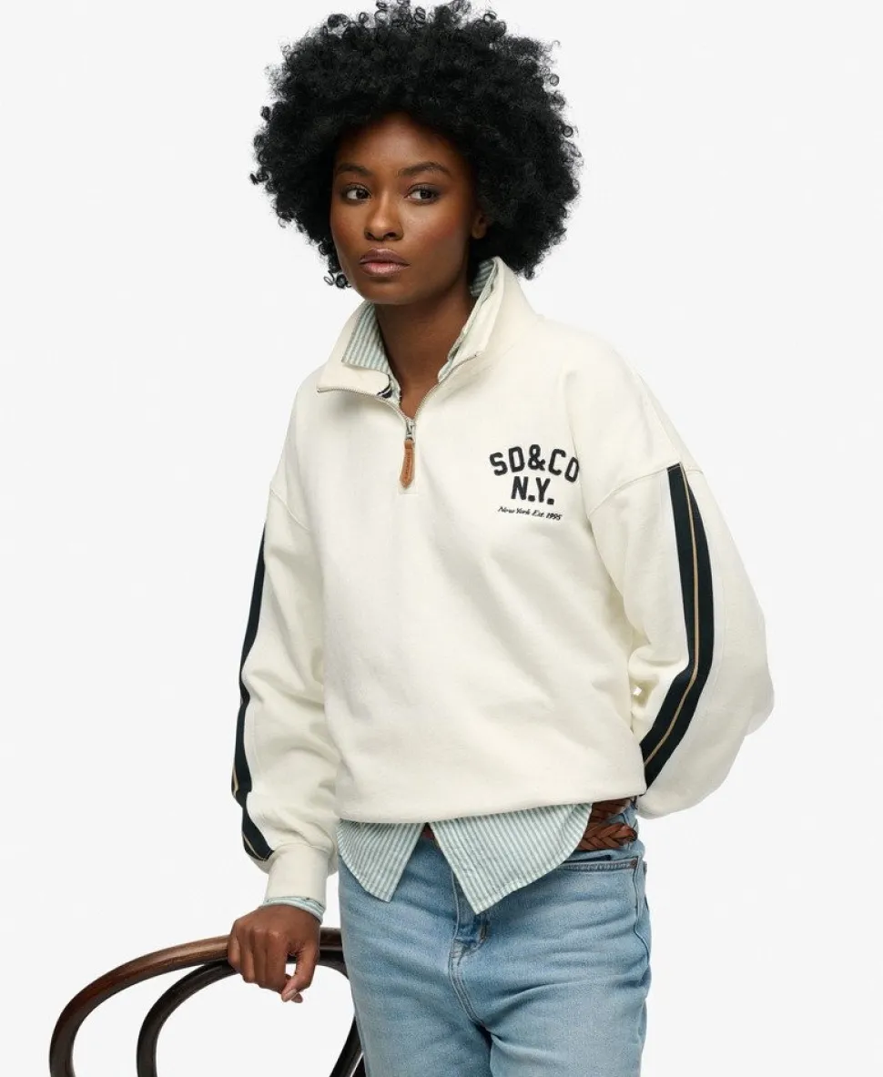 Country Club Appliqué Half Zip
