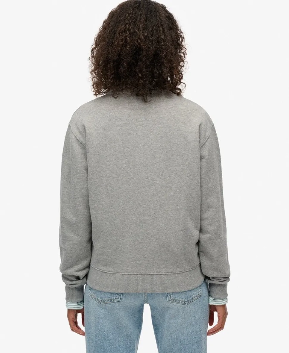 Country Club Crest Half Zip Sweatshirt