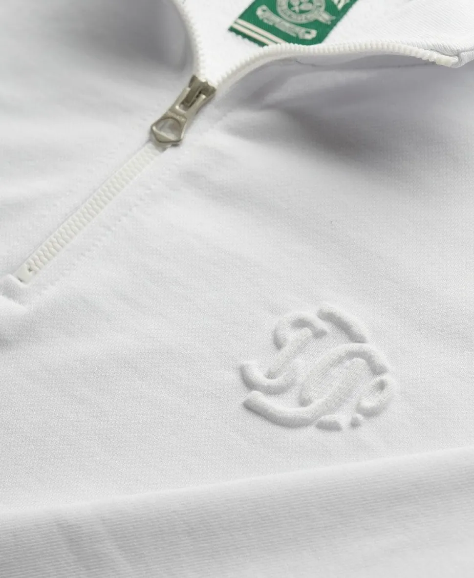 Country Club Embossed Half-Zip Jumper