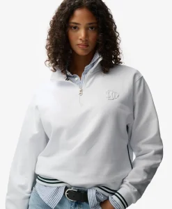 Country Club Embossed Half-Zip Jumper