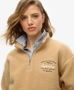 Country Club Fleece Half Zip Sweatshirt