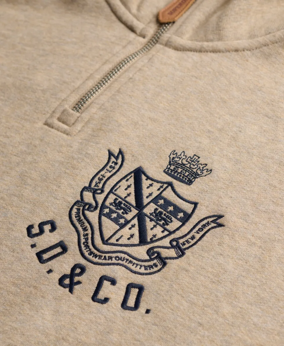 Country Club Half Zip Sweatshirt