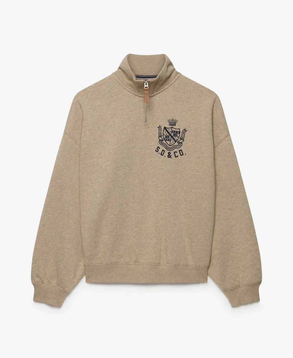 Country Club Half Zip Sweatshirt