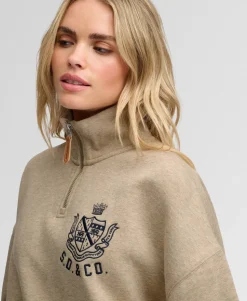 Country Club Half Zip Sweatshirt