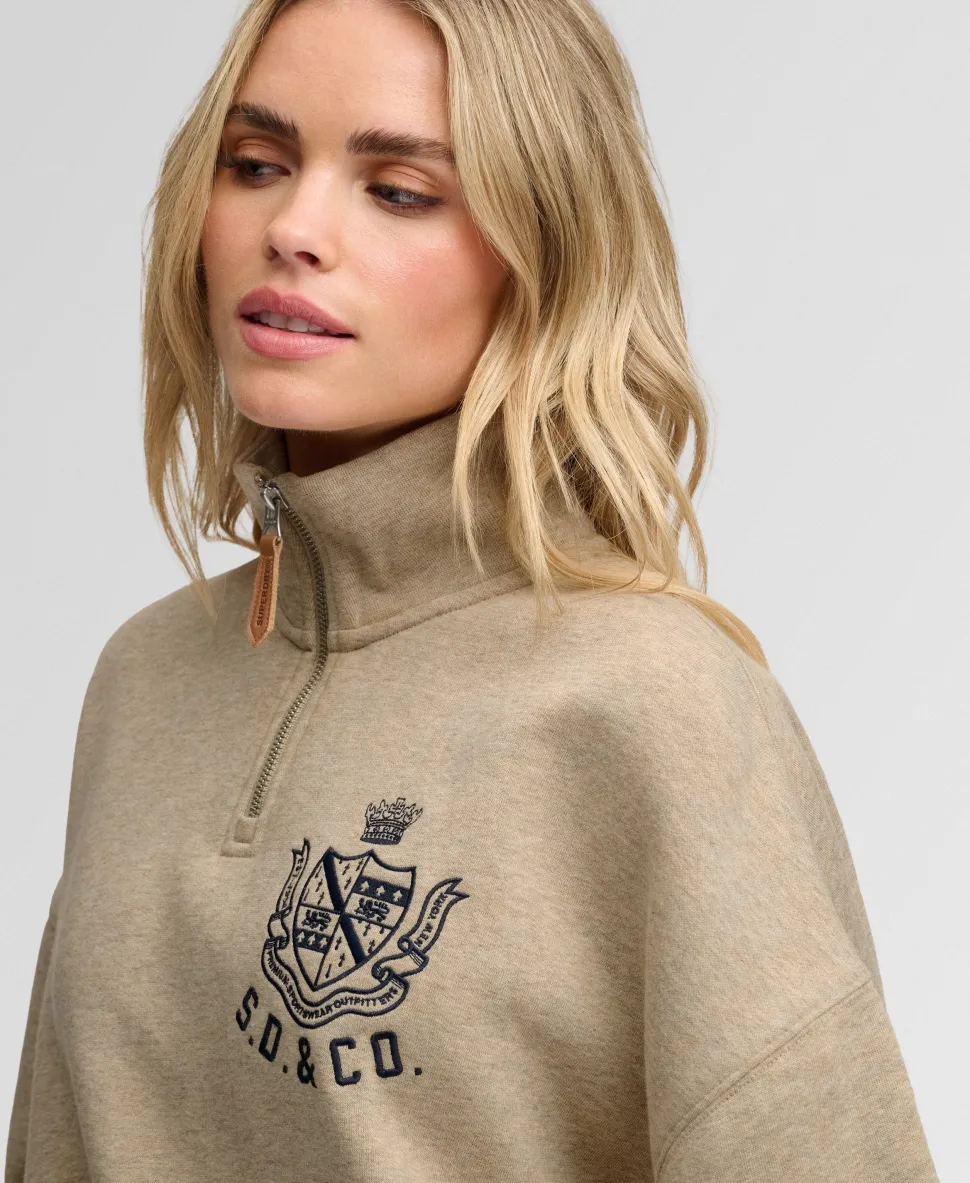 Country Club Half Zip Sweatshirt