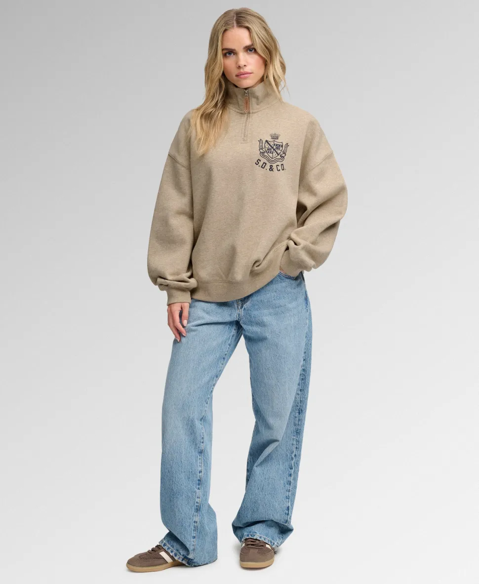 Country Club Half Zip Sweatshirt