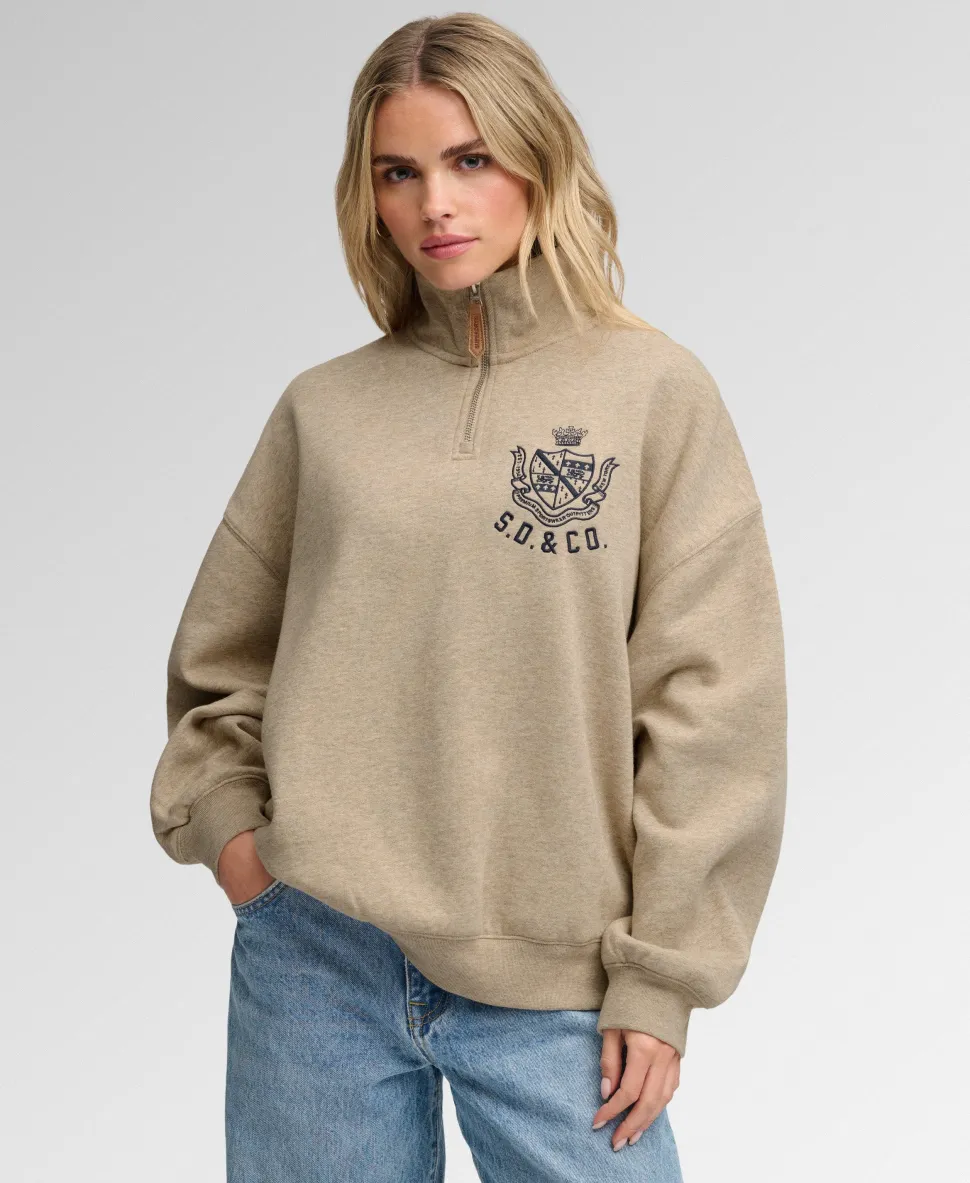 Country Club Half Zip Sweatshirt