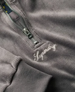 Country Club Velour Half-Zip