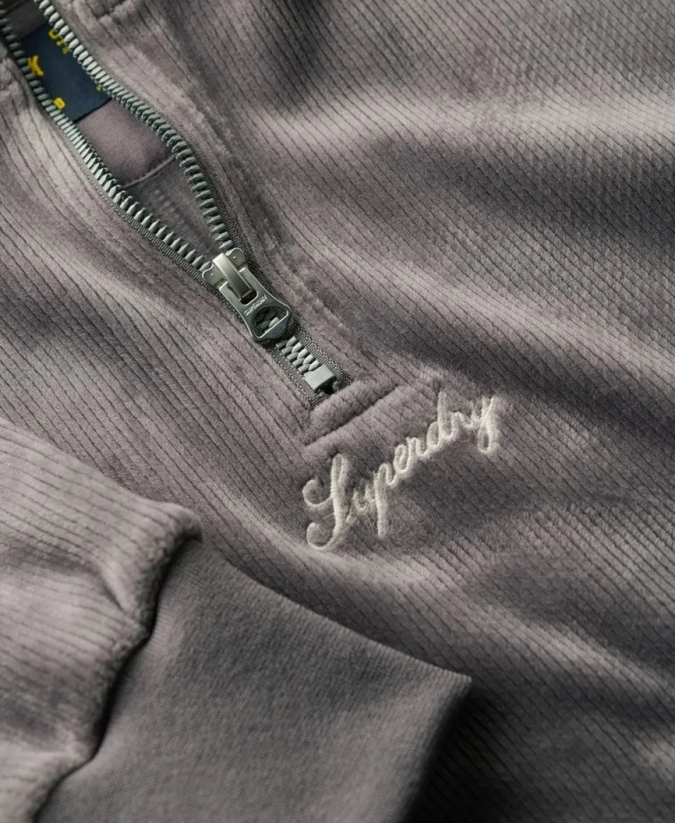 Country Club Velour Half-Zip