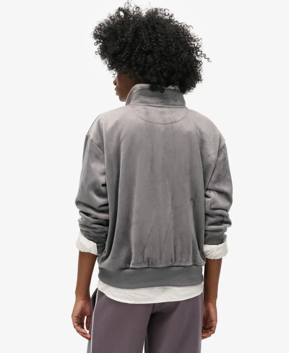 Country Club Velour Half-Zip
