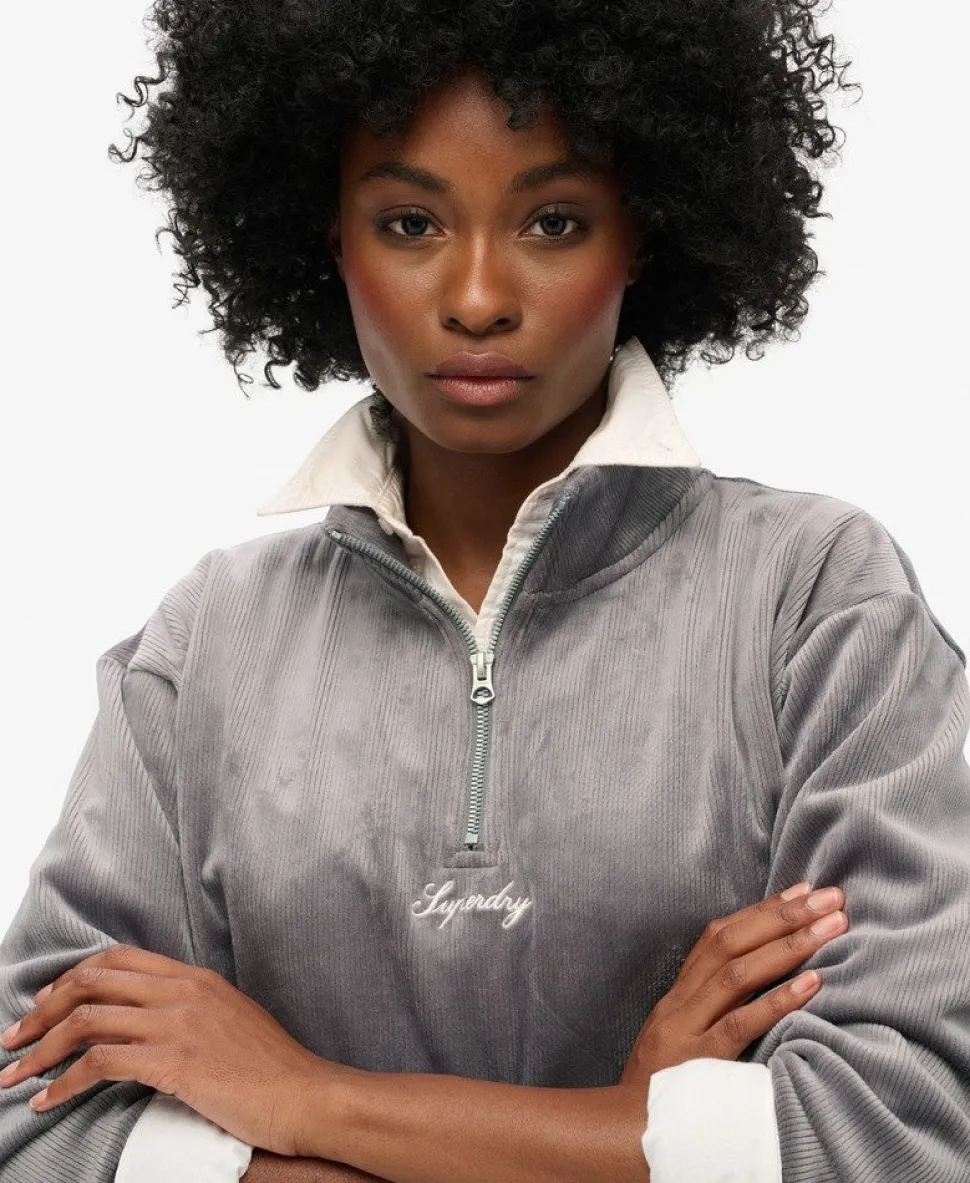 Country Club Velour Half-Zip