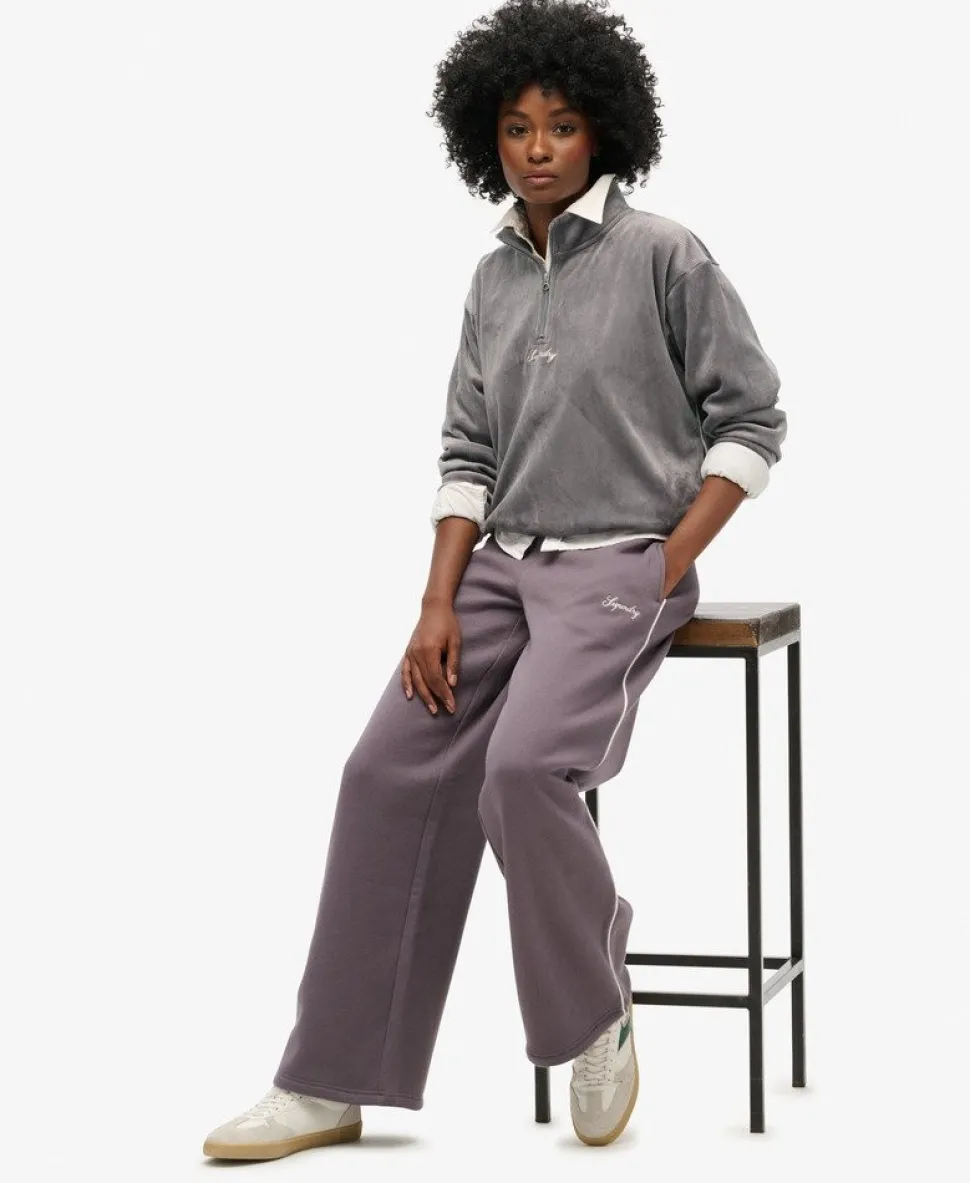 Country Club Velour Half-Zip