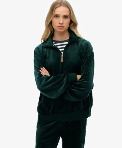 Country Club Velour Quarter Zip