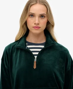 Country Club Velour Quarter Zip
