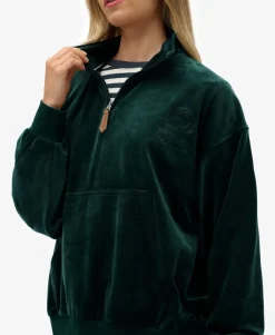 Country Club Velour Quarter Zip