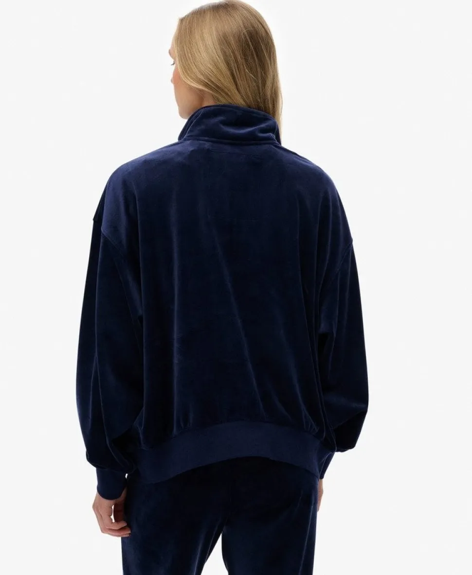Country Club Velour Quarter Zip