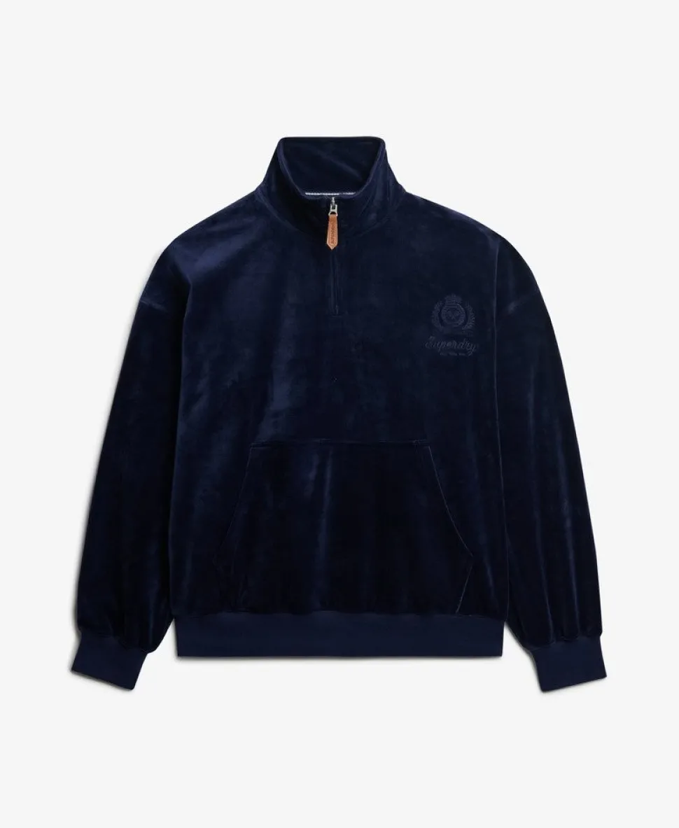 Country Club Velour Quarter Zip