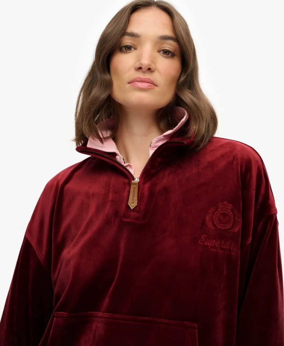 Country Club Velour Quarter Zip
