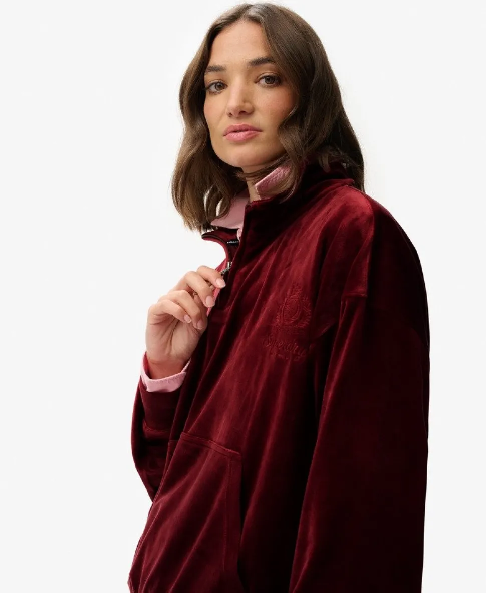 Country Club Velour Quarter Zip