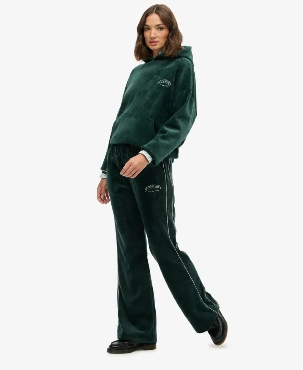 Country Club Velour Straight Joggers