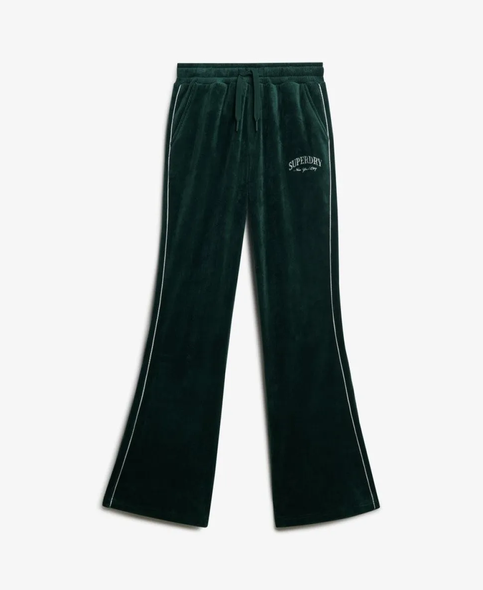 Country Club Velour Straight Joggers