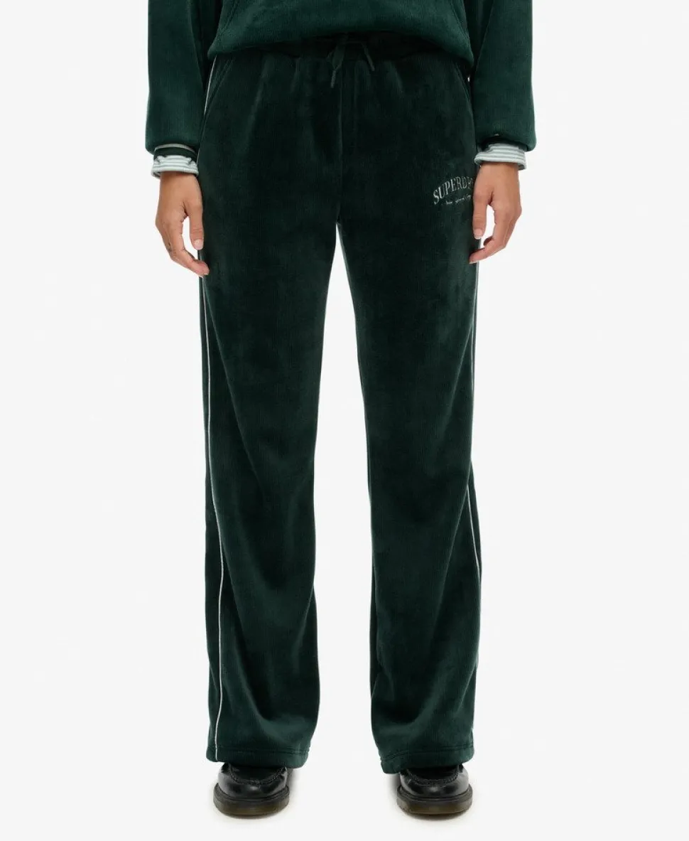 Country Club Velour Straight Joggers